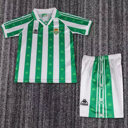 1995-1997 Retro Real Betis Home Football Shirt 1:1 Quality Kids Size