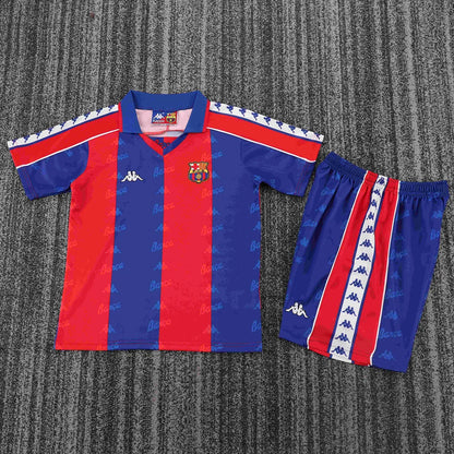 1992-1995 Retro Barcelona Home Football Shirt 1:1 Kids Size