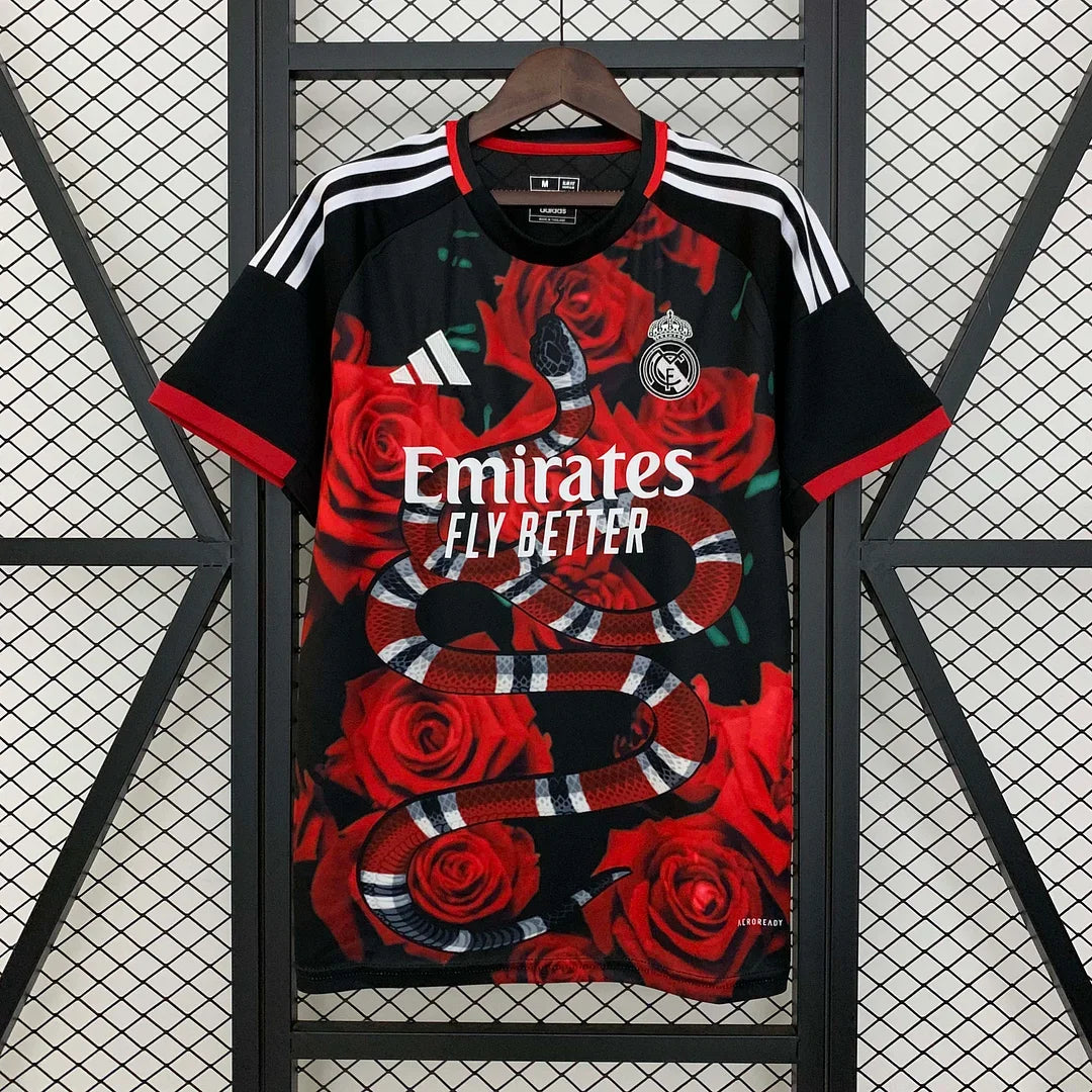 2025/2026 Real Madrid Red Rose Special Edition Football Jersey 1:1