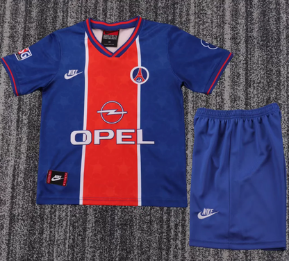 1995/1996 Retro Psg Paris Saint-Germain Home Football Shirt 1:1 Kids Size