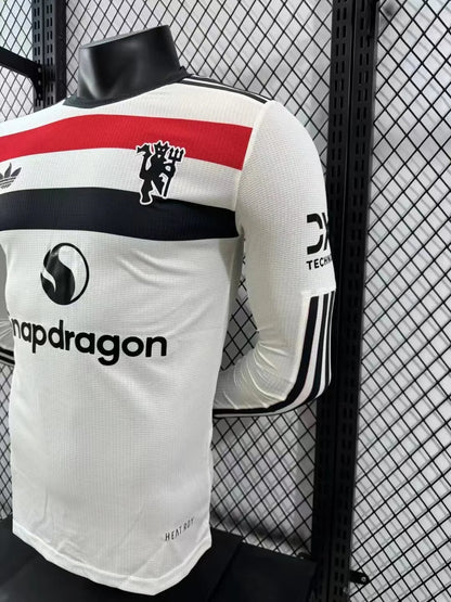 2024/2025 Player Version Manchester United Third Away Long Sleeve Football Shirt 1:1