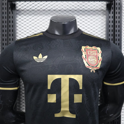 2025/2026 Player Version Bayern Munich 125th Anniversary Black Soccer Jersey 1:1