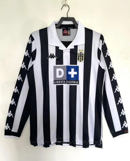1999/2000 Retro Long Sleeve Juventus Home Soccer Jersey 1:1