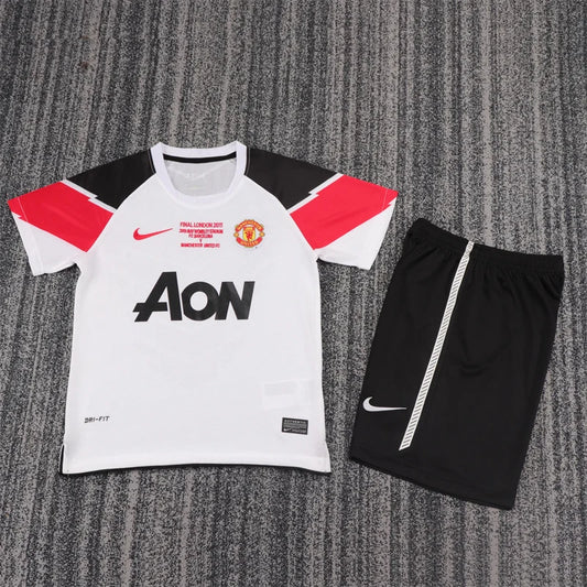 2011/2012 Retro Manchester United Away Football Shirt 1:1 Kids Size