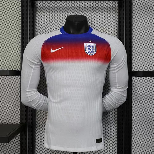 2025/2026 Long Sleeve Player Version England Home Football Jersey 1:1