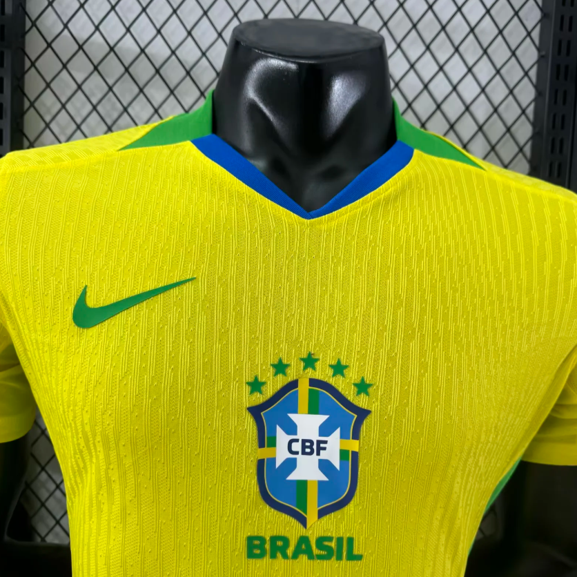 2025/2026 Player Version Brazil Home Football Jersey 1:1
