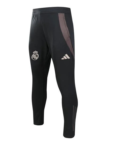 2024/2025 Real Madrid Royal Yellow blue and grey print Half-Pull Training Suit Football Shirt 1:1 Set