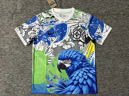 2025/2026 Brazil Parrot blue and green Football Shirt 1:1