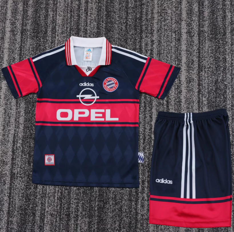 1997/1999 Retro Bayern Munich Home Football Jersey 1:1 Kids Size