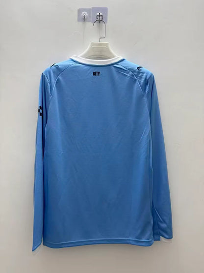 2025/2026 Long Sleeves Manchester City Home Football Jersey 1:1