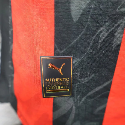 2025/2026 Player Version AC Milan Home Long Sleeve Football Shirt 1:1