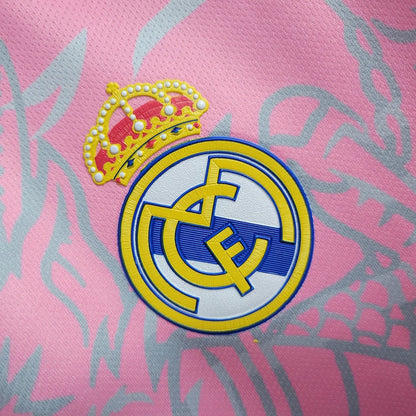 2023/2024 Real Madrid Chinese Dragon Pink Football Shirt 1:1