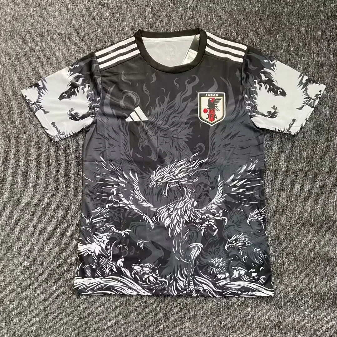 2025/2026 Japan Special Edition Black White Eagle Soccer Jersey 1:1