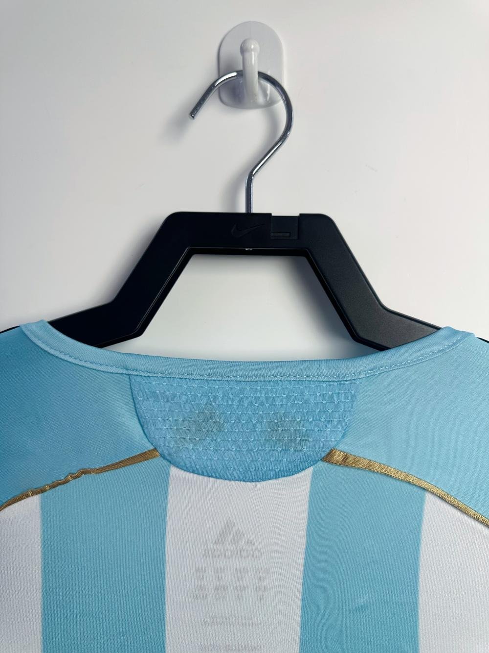 2006 Retro Long Sleeve Argentina National Team Home Jersey 1:1