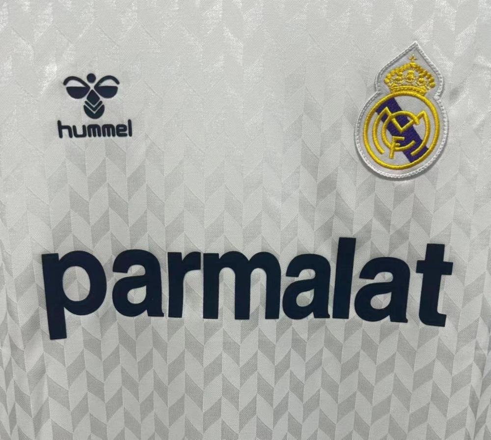 1986/1987 Retro Real Madrid Home Soccer Jersey 1:1