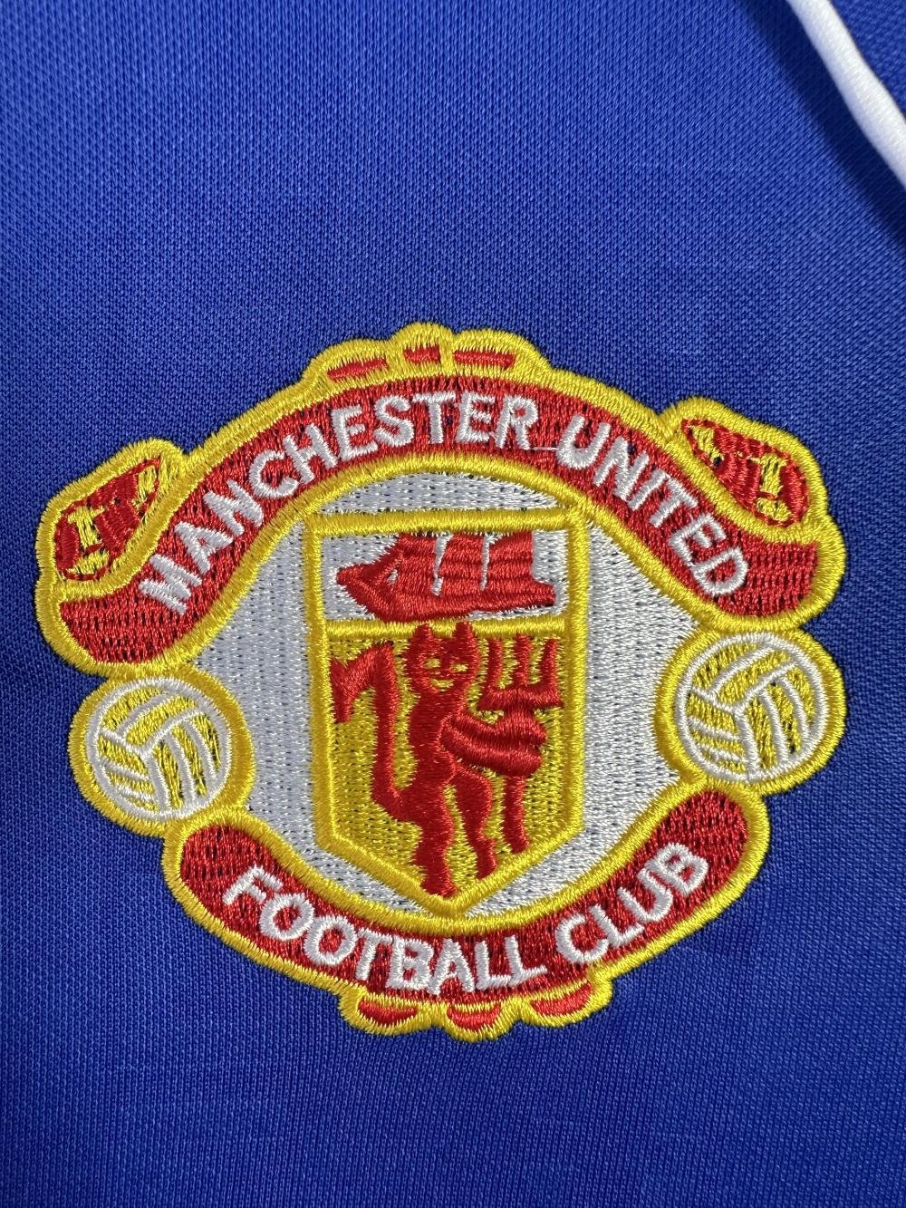 1988-1990 Retro Long Sleeve Manchester United Third Away Football Shirt 1:1