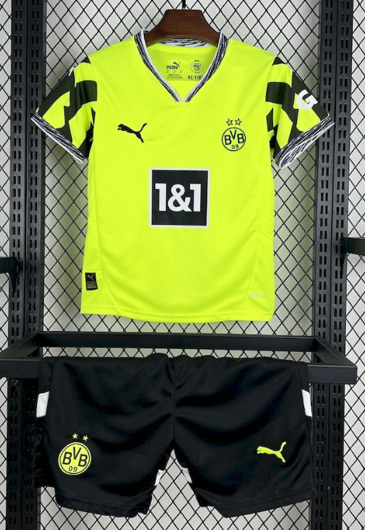 2025/2026 Dortmund Pre-match training clothesFootball Jersey 1:1 Kids Size