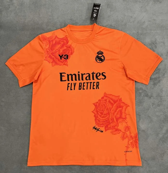 2024/2025 Real Madrid Y-3 Special Edition Orange Football Shirt 1:1