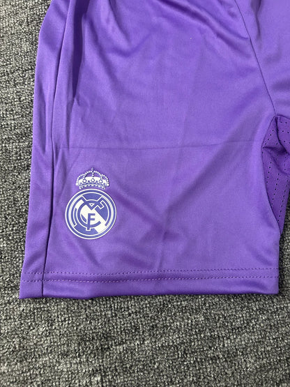 2016/2017 Retro Long Sleeve Real Madrid Away Football Shirt 1:1 Kids Size
