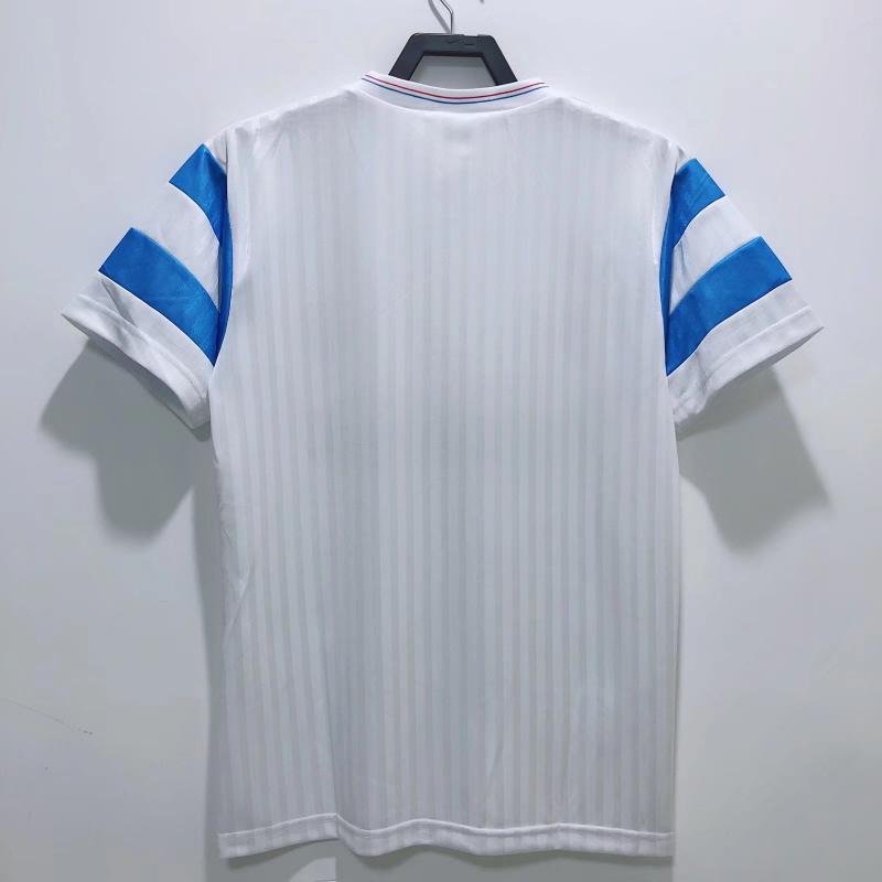 1990 Retro Olympique de Marseille Home Football Jersey 1:1