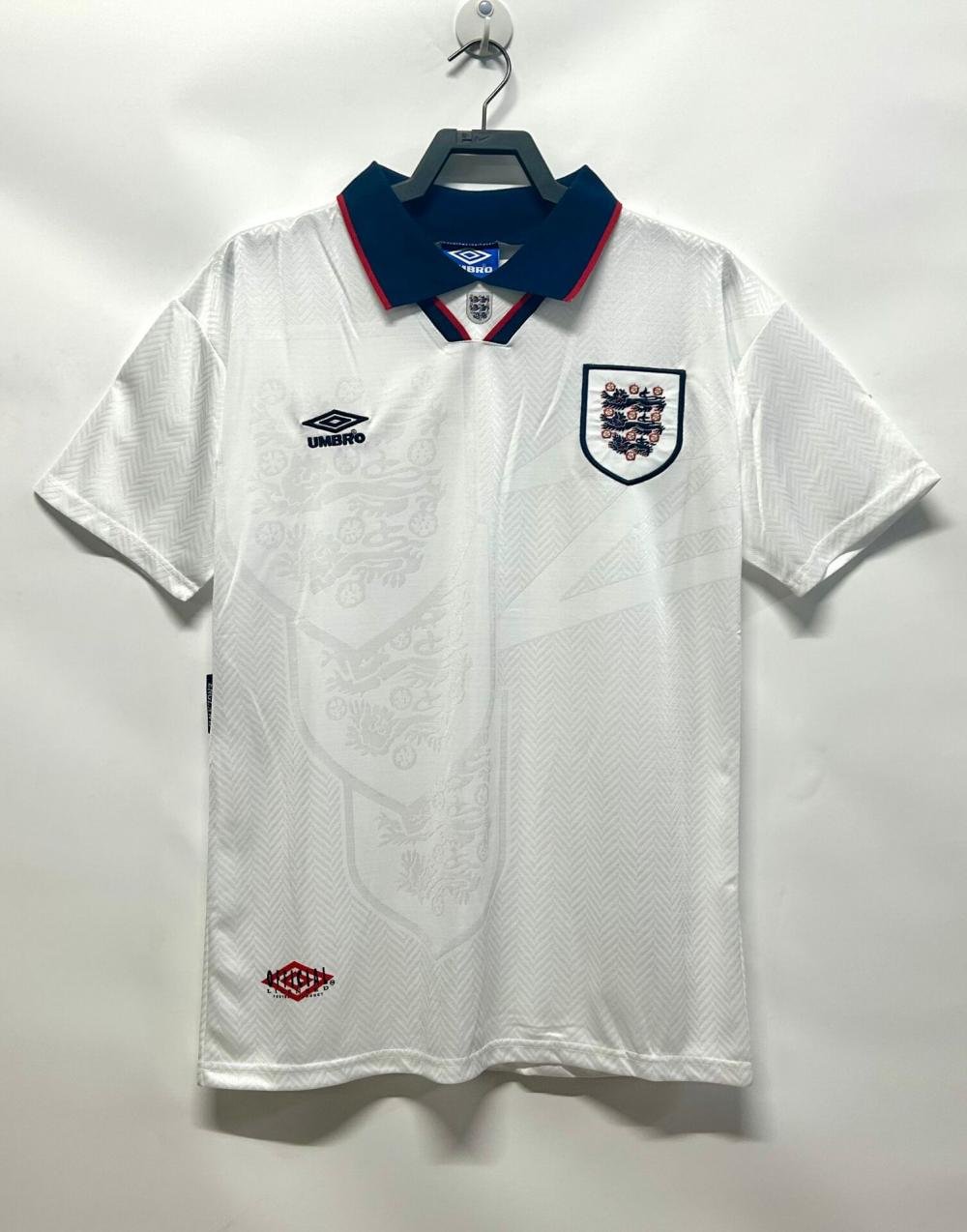 1994-1995 Retro England Home Soccer Jersey 1:1