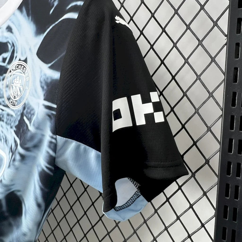 2025/2026 Manchester City Black And Blue Concept Version Football Jersey 1:1