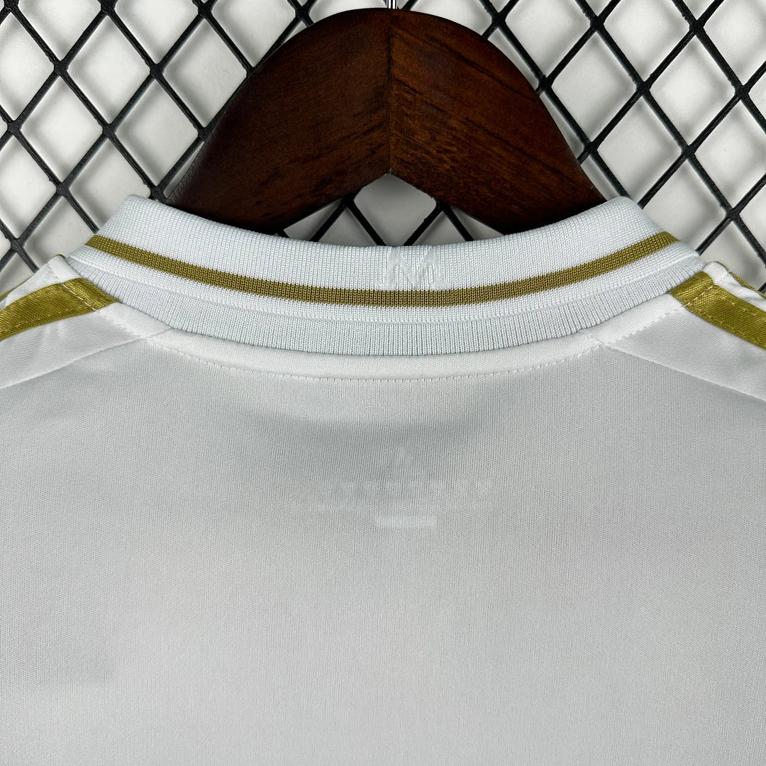 2011/2012 Retro Long Sleeve Real Madrid Home Football Shirt 1:1 Kids Size