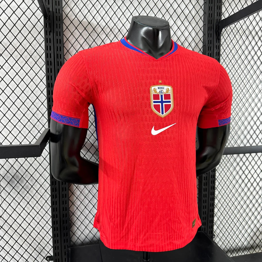 2025 Player Version Norway National Team Home Football Jersey 1:1