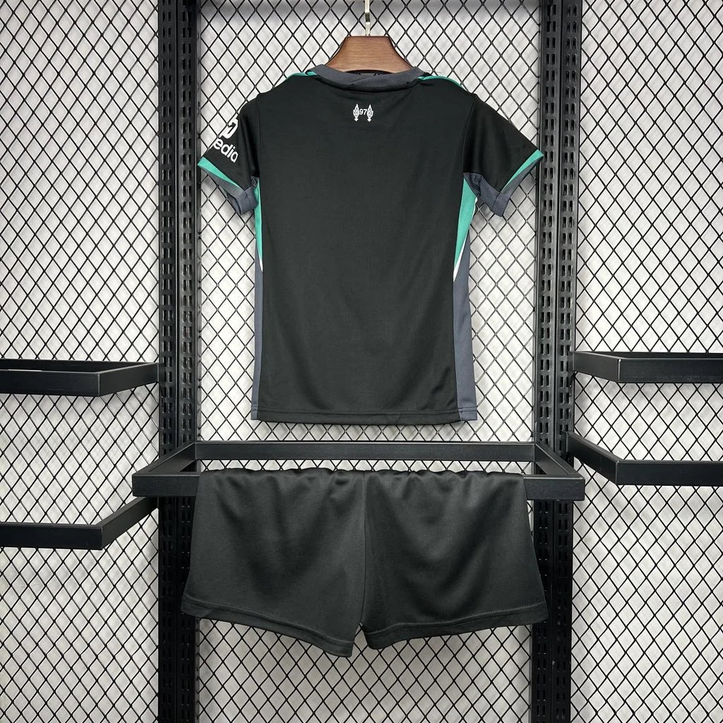 2024/2025 Liverpool Away Soccer Jersey 1:1 Kids Size