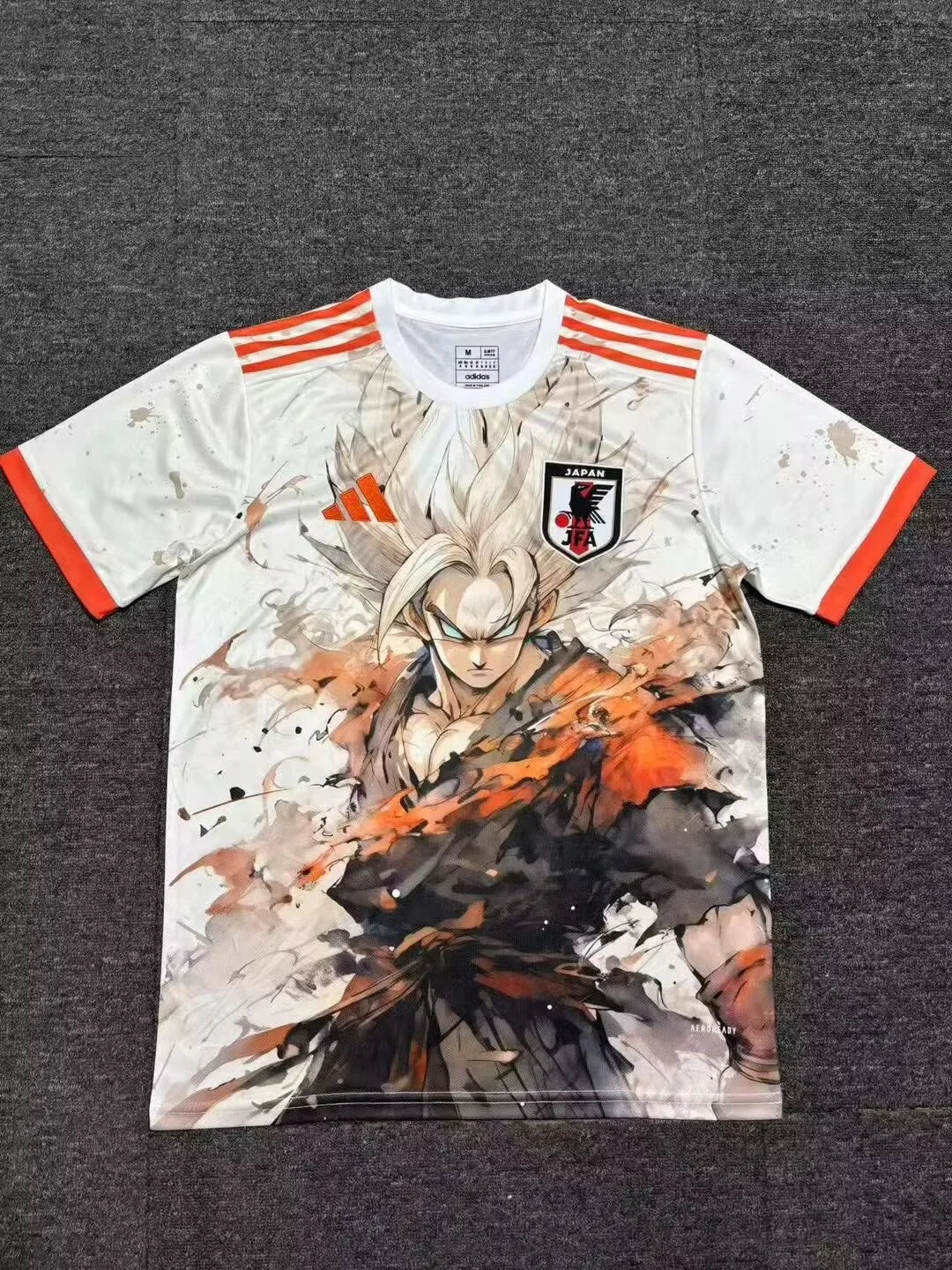 2025/2026 Japan Goku Orange Saiyan White Football Jersey 1:1 Thailand Quality