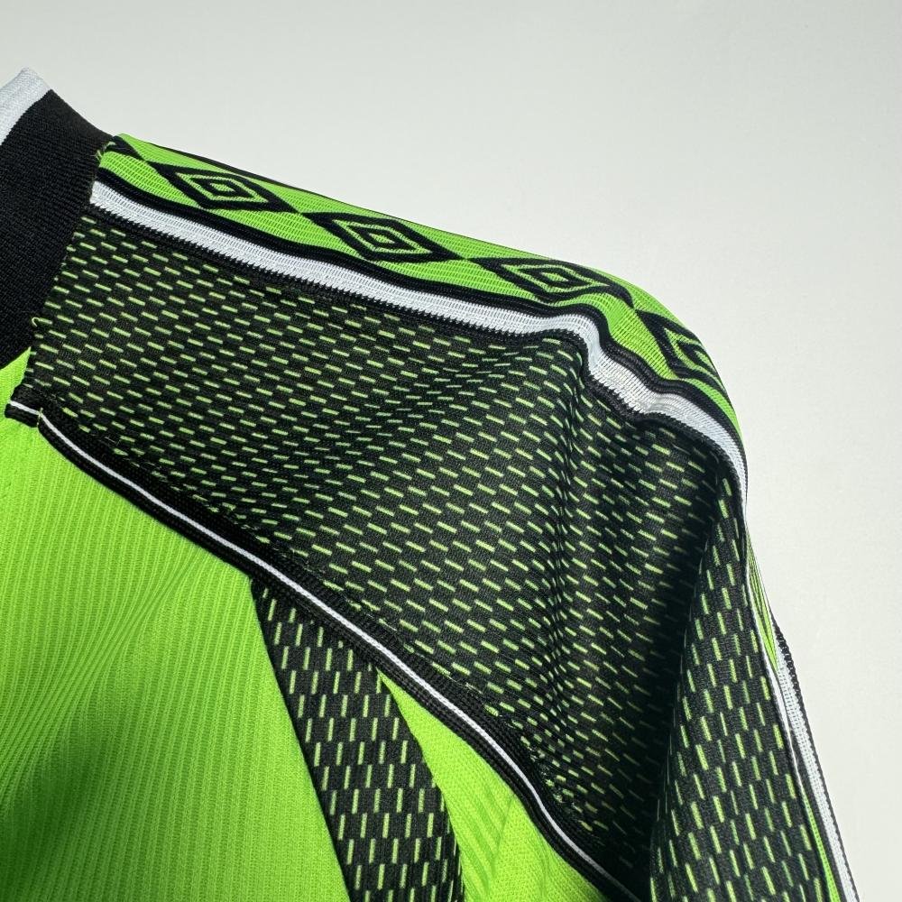 1998-1999 Retro Long Sleeve Manchester United Goalkeeper Football Shirt 1:1