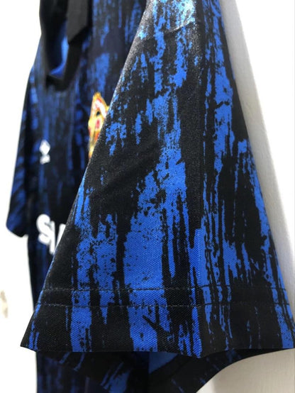 1993 Retro Manchester United blue Football Shirt 1:1