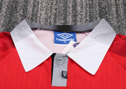 1996-1997 Retro Manchester United Home Football Shirt 1:1 Kids Size