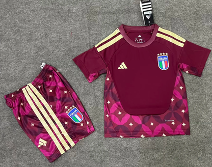 2026 Italy Goalkeeper Football Jersey 1:1 Kids Size