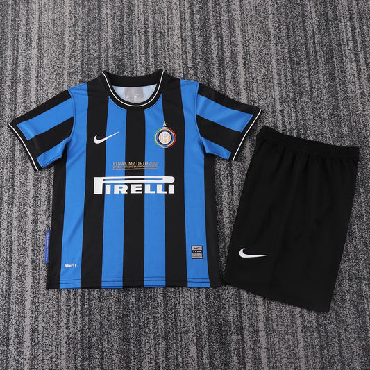 2009-2010 Retro Inter Milan Home Football Jersey 1:1 Kids Size