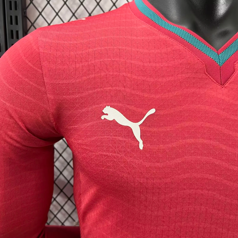 2026 Long Sleeve Player Version Portugal Home Football Jersey 1:1