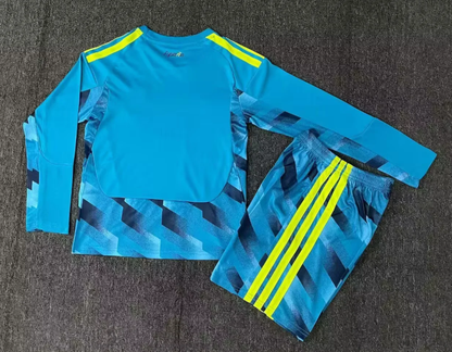 2026 Long Sleeve Spain Goalkeeper Football Shirt 1:1 Kids Size
