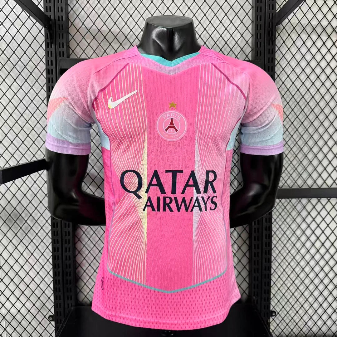 2025/2026 Player Version Psg Paris Saint-Germain Special Edition Pink Football Jersey 1:1