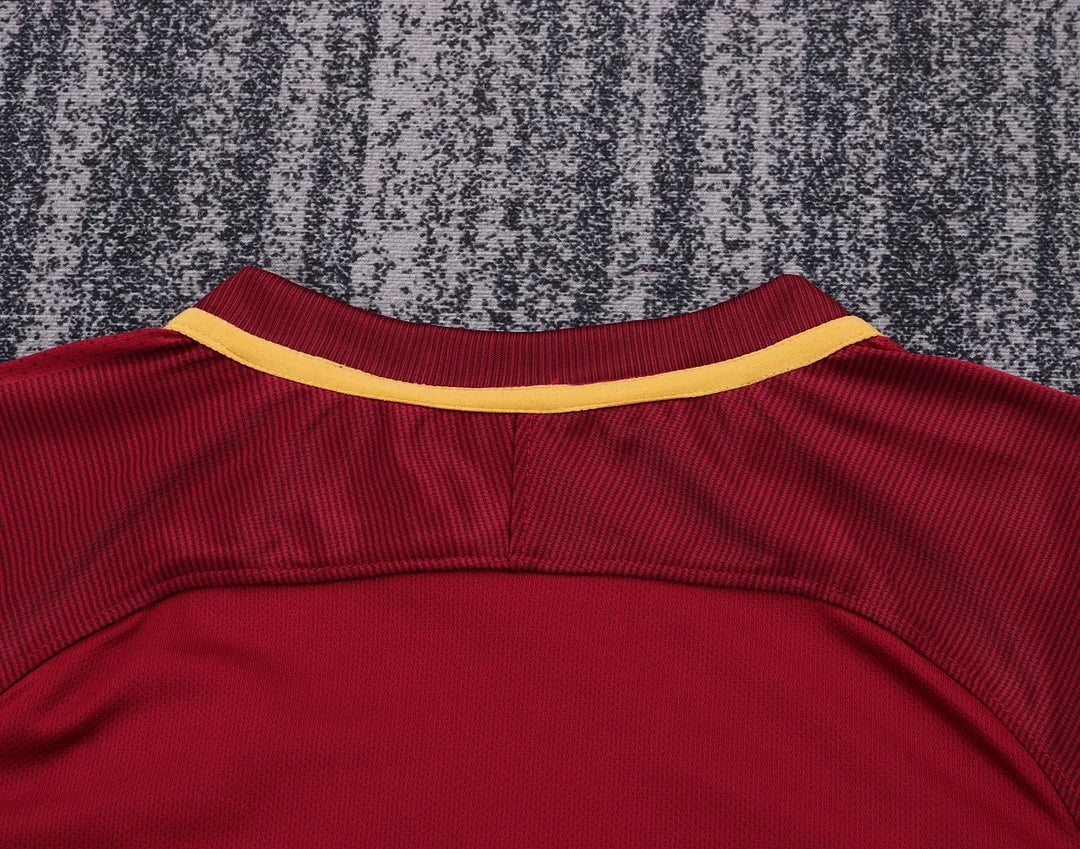 2017/2018 Retro Roma Home Soccer Jersey 1:1 Kids Size
