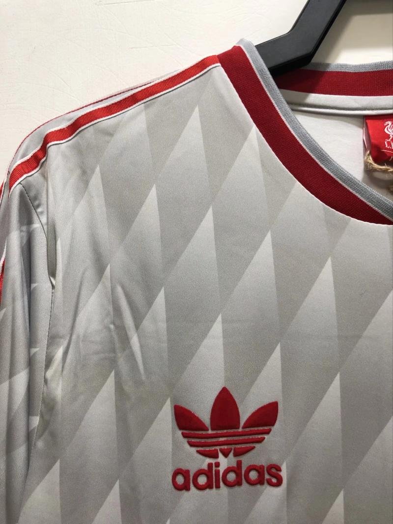 1989/1991 Retro Liverpool Away Football Shirt Long Sleeve 1:1