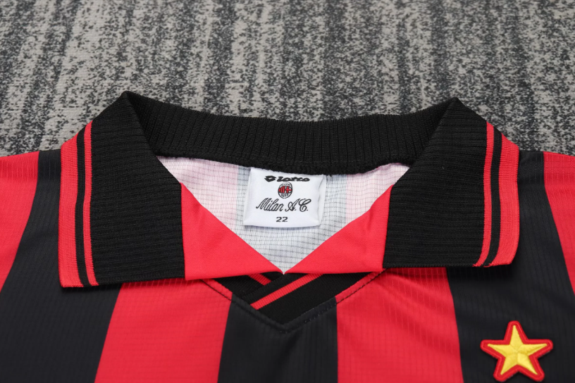 1997/1998 Retro AC Milan Home Football Shirt 1:1 Kids Size