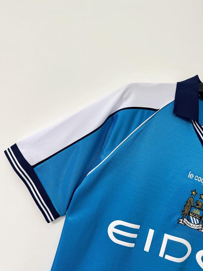 1999-2001 Retro Manchester City Home Football Shirt 1:1