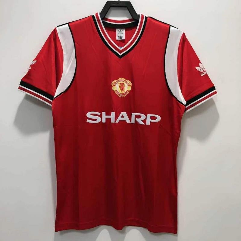 1985 Retro Manchester United Home Football Shirt 1:1