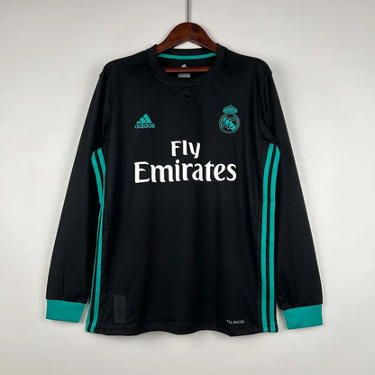 2017/2018 Retro Long Sleeve Real Madrid Away Football Shirt1:1