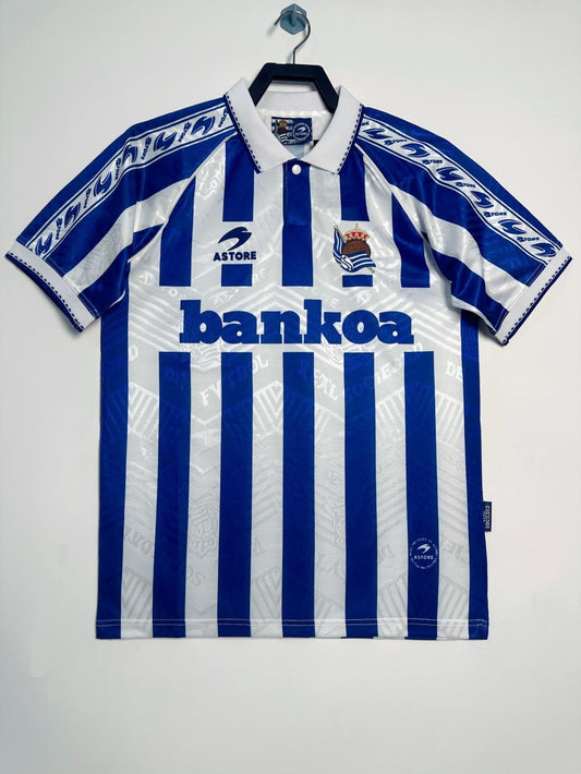 1994-1995 Retro Real Sociedad Home Football Shirt 1:1