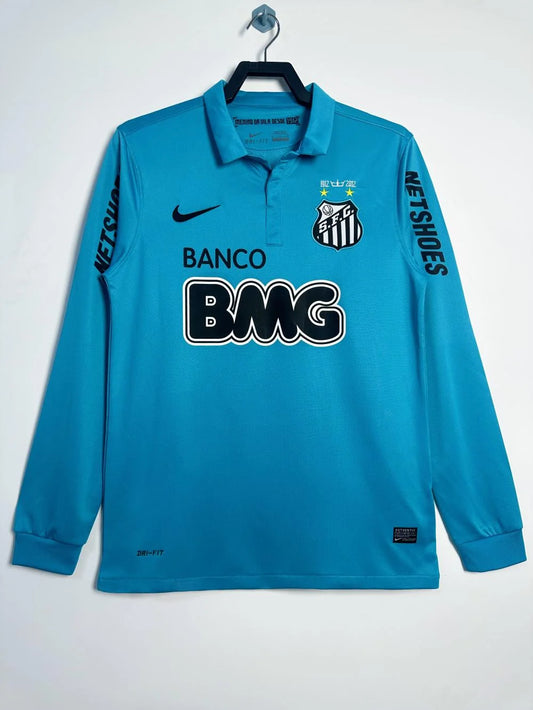 2012-2013 Retro Long Sleeve Santos Third Away Soccer Jersey 1:1