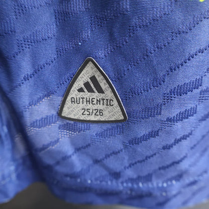 2025/2026 Player Version Ajax Doodle Plate Royal Blue Football Jersey 1:1