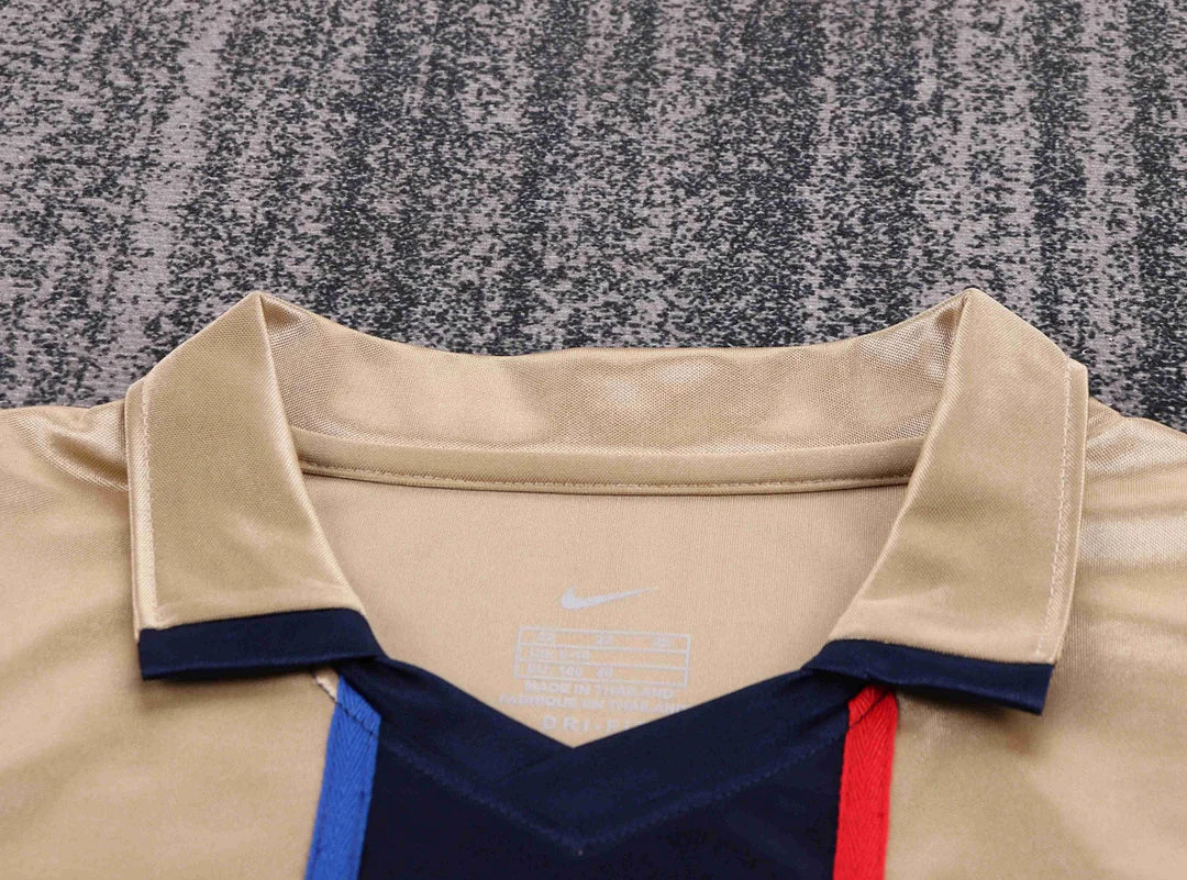 2001-2002 Retro Barcelona Away Football Shirt 1:1 Kids Size