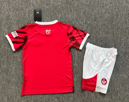 2025/2026 FC Kaiserslautern Home Football Jersey 1:1 Kids Size