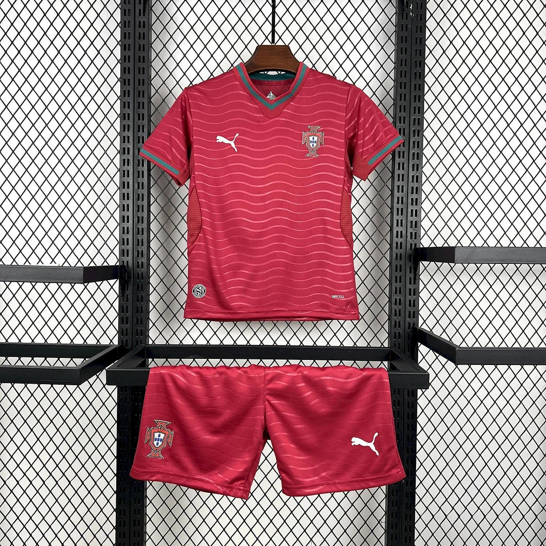 2026 Portugal Home Football Shirt 1:1 Kids Size